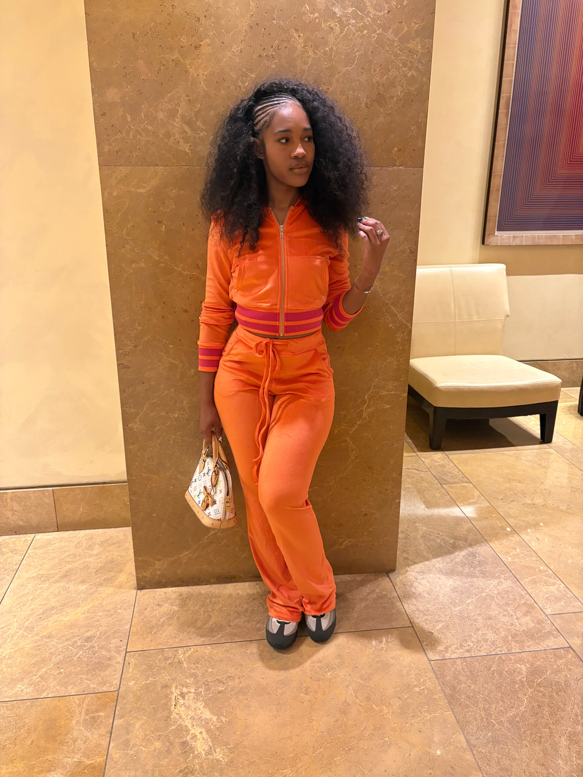 Pop out sweat set😍