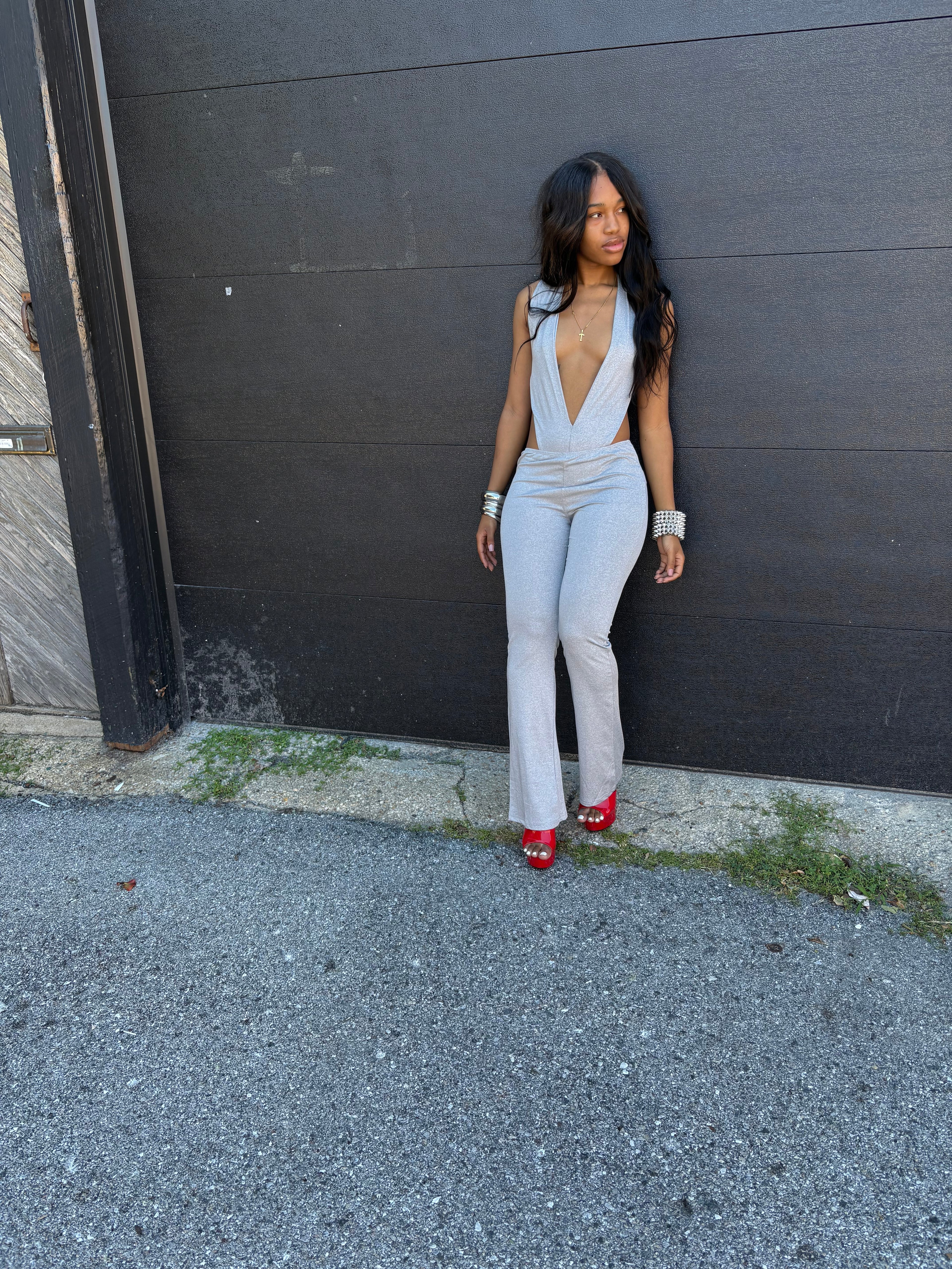 Grey holy shit 2 piece set
